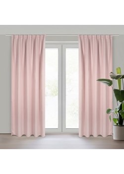 ZASŁONA GOTOWA MILAN NA TAŚMIE 140 X 300 CM PUDROWY RÓŻ ze sklepu lenaodniemowlakadoszkolniaka.pl w kategorii Zasłony - zdjęcie 187453310