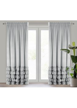 ZASŁONA GOTOWA DANI NA TAŚMIE 140 X 270 CM SREBRNY ze sklepu lenaodniemowlakadoszkolniaka.pl w kategorii Zasłony - zdjęcie 187454860