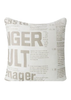 POSZEWKA CITY 40X40 CM BIAŁY ze sklepu lenaodniemowlakadoszkolniaka.pl w kategorii Poszewki na poduszki - zdjęcie 187456500