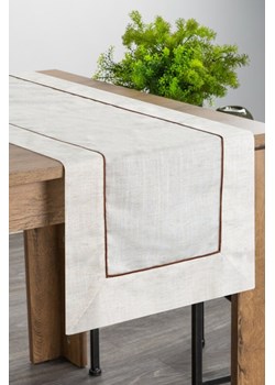 OBRUS NATU 9 40 X 180 CM NATURALNY ze sklepu lenaodniemowlakadoszkolniaka.pl w kategorii Obrusy i bieżniki - zdjęcie 187456913