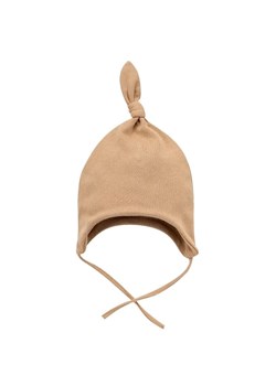 Czapka niemowlęca brązowa Pinokio Wooden Pony wyprawka dla noworodka ze sklepu lenaodniemowlakadoszkolniaka.pl w kategorii Czapki dziecięce - zdjęcie 187457644