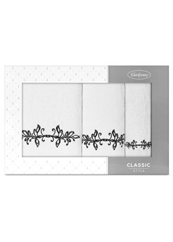 KOMPLET RĘCZNIKÓW 3 56 X 36 X 7 CM BIAŁY ze sklepu lenaodniemowlakadoszkolniaka.pl w kategorii Ręczniki - zdjęcie 187457711