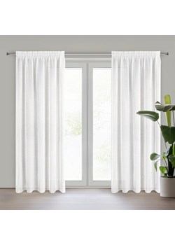 FIRANA GOTOWA LUCILA NA TAŚMIE 140 X 270 CM BIAŁY ze sklepu lenaodniemowlakadoszkolniaka.pl w kategorii Firany - zdjęcie 187458194