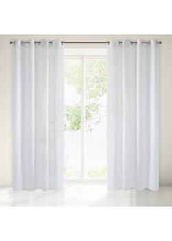 ZASŁONA GOTOWA ZUHAL 140 X 250 CM BIAŁY ze sklepu lenaodniemowlakadoszkolniaka.pl w kategorii Zasłony - zdjęcie 187458514