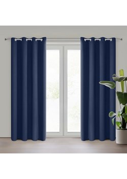 ZASŁONA GOTOWA D91 PARISA 135 X 250 CM GRANATOWY ze sklepu lenaodniemowlakadoszkolniaka.pl w kategorii Zasłony - zdjęcie 187458662