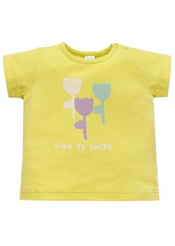 Bluzka bawełniana z krótkim rękawem dla dziewczynki Lilian Pinokio ze sklepu lenaodniemowlakadoszkolniaka.pl w kategorii Kaftaniki i bluzki - zdjęcie 187458802