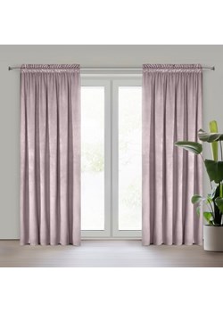 ZASŁONA GOTOWA PIERRE NA TAŚMIE 140 X 300 CM PUDROWY RÓŻ ze sklepu lenaodniemowlakadoszkolniaka.pl w kategorii Zasłony - zdjęcie 187458901