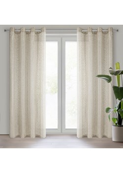 FIRANA GOTOWA AMANDA 140 X 250 CM BEŻOWY ze sklepu lenaodniemowlakadoszkolniaka.pl w kategorii Firany - zdjęcie 187459220