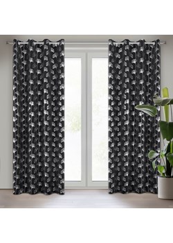 ZASŁONA GOTOWA CLARA 135 X 250 CM CZARNY ze sklepu lenaodniemowlakadoszkolniaka.pl w kategorii Zasłony - zdjęcie 187459651