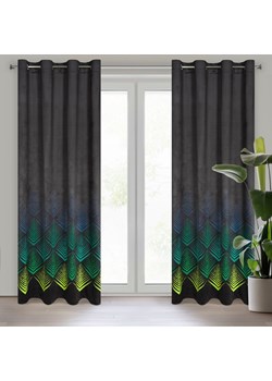 ZASŁONA GOTOWA ANGELINA 140 X 250 CM CZARNY ze sklepu lenaodniemowlakadoszkolniaka.pl w kategorii Zasłony - zdjęcie 187460473