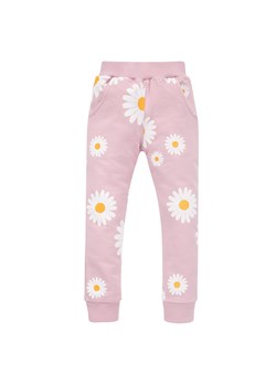 Spodnie DAISY różowy,stokrotki 74 ze sklepu lenaodniemowlakadoszkolniaka.pl w kategorii Spodnie i półśpiochy - zdjęcie 187460642