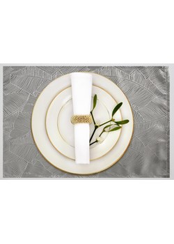 OBRUS ISLA 30 X 40 CM SREBRNY ze sklepu lenaodniemowlakadoszkolniaka.pl w kategorii Obrusy i bieżniki - zdjęcie 187460841