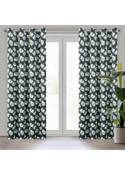 ZASŁONA GOTOWA D91 AIDA 140X250 CM CIEMNOZIELONY ze sklepu lenaodniemowlakadoszkolniaka.pl w kategorii Zasłony - zdjęcie 187460863