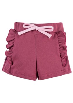 Spodenki krótkie dla dziewczynki bordo Nature Ewa klucze ze sklepu lenaodniemowlakadoszkolniaka.pl w kategorii Spodenki niemowlęce - zdjęcie 187460881