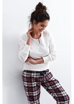 Sensis piżama damska bawełna MOLLIE biały rozmiar L ze sklepu lenaodniemowlakadoszkolniaka.pl w kategorii Piżamy damskie - zdjęcie 187461771