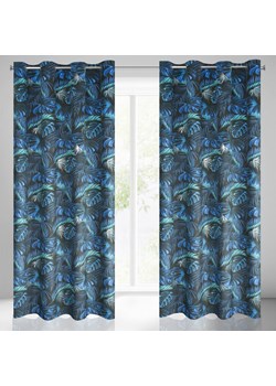 ZASŁONA GOTOWA LAZUR 140 X 250 CM CZARNY ze sklepu lenaodniemowlakadoszkolniaka.pl w kategorii Zasłony - zdjęcie 187461793