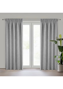 ZASŁONA GOTOWA JULA2 NA TAŚMIE 140 X 270 CM SREBRNY ze sklepu lenaodniemowlakadoszkolniaka.pl w kategorii Zasłony - zdjęcie 187461871