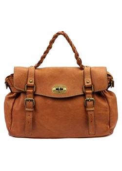 Vera Pelle torebka kuferek skóra naturalna brązowy ze sklepu lenaodniemowlakadoszkolniaka.pl w kategorii Torebki damskie - zdjęcie 187462302