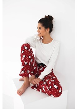 Sensis piżama damska bawełna HONORA czerwony rozmiar L ze sklepu lenaodniemowlakadoszkolniaka.pl w kategorii Piżamy damskie - zdjęcie 187462600