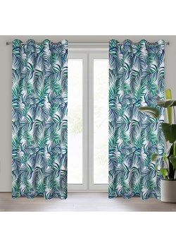 ZASŁONA GOTOWA D91 PALMS 02 140 X 250 CM BIAŁY ze sklepu lenaodniemowlakadoszkolniaka.pl w kategorii Zasłony - zdjęcie 187463031