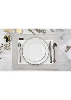 OBRUS EMMA 30 X 40 CM BIAŁY ze sklepu lenaodniemowlakadoszkolniaka.pl w kategorii Obrusy i bieżniki - zdjęcie 187463091