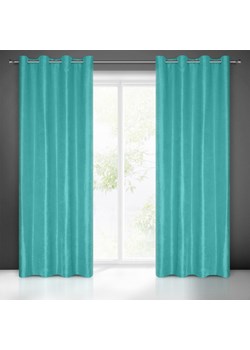 ZASŁONA GOTOWA ADA 140 X 250 CM TURKUSOWY ze sklepu lenaodniemowlakadoszkolniaka.pl w kategorii Zasłony - zdjęcie 187463160