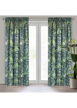 ZASŁONA GOTOWA KLARA NA TAŚMIE 140 X 270 CM ZIELONY ze sklepu lenaodniemowlakadoszkolniaka.pl w kategorii Zasłony - zdjęcie 187463472