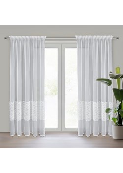 FIRANA GOTOWA LORIS NA TAŚMIE 140 X 270 CM BIAŁY ze sklepu lenaodniemowlakadoszkolniaka.pl w kategorii Firany - zdjęcie 187464101