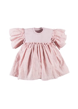 Sukienka krótki rękaw dla dziewczynki Swan Ewa klucze Eevi ze sklepu lenaodniemowlakadoszkolniaka.pl w kategorii Sukienki dziewczęce - zdjęcie 187464590