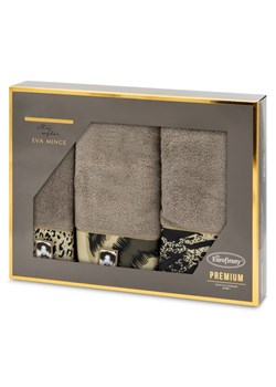KOMPLET RĘCZNIKÓW EVA 24 46 X 36 X 7 CM CIEMNOBEŻOWY ze sklepu lenaodniemowlakadoszkolniaka.pl w kategorii Ręczniki - zdjęcie 187464664