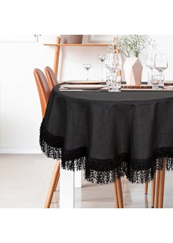 OBRUS JASPER FI 180 CM CZARNY ze sklepu lenaodniemowlakadoszkolniaka.pl w kategorii Obrusy i bieżniki - zdjęcie 187465500