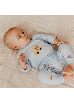 Spodnie bawełniane dla chłopca Eevi Cars&Bears ze sklepu lenaodniemowlakadoszkolniaka.pl w kategorii Spodnie i półśpiochy - zdjęcie 187466470