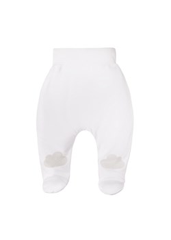 Półśpiochy niemowlęce białe Mellow Ewa klucze ze sklepu lenaodniemowlakadoszkolniaka.pl w kategorii Spodnie i półśpiochy - zdjęcie 187466534