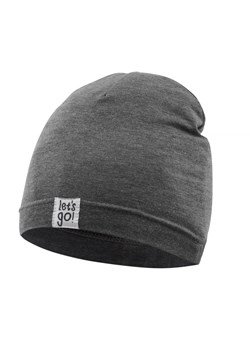 Czapka jj LETS GO szary,melanz40 74/80 ze sklepu lenaodniemowlakadoszkolniaka.pl w kategorii Czapki dziecięce - zdjęcie 187466573