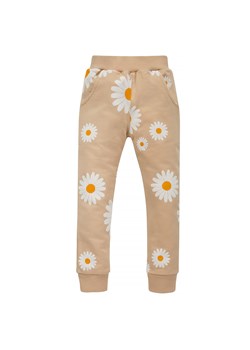 Spodnie DAISY beż,stokrotki 80 ze sklepu lenaodniemowlakadoszkolniaka.pl w kategorii Spodnie i półśpiochy - zdjęcie 187466724