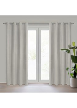 ZASŁONA GOTOWA NITA 140 X 250 CM CIEMNOBEŻOWY ze sklepu lenaodniemowlakadoszkolniaka.pl w kategorii Zasłony - zdjęcie 187467014