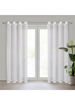 FIRANA GOTOWA CLARA 140 X 250 CM BIAŁY ze sklepu lenaodniemowlakadoszkolniaka.pl w kategorii Firany - zdjęcie 187467220