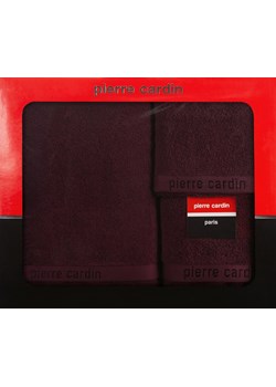 KOMPLET RĘCZNIKÓW 3 SZT EVI 40 X 34 X 9 CM BURGUNDOWY ze sklepu lenaodniemowlakadoszkolniaka.pl w kategorii Ręczniki - zdjęcie 187467510