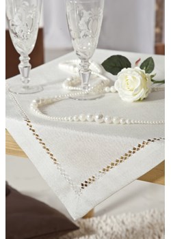 OBRUS EMILY 85 X 85 CM BIAŁY ze sklepu lenaodniemowlakadoszkolniaka.pl w kategorii Obrusy i bieżniki - zdjęcie 187468123