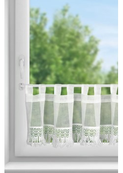 FIRANA GOTOWA ROXANA NA SZELKACH 150 X 30 CM BIAŁY ze sklepu lenaodniemowlakadoszkolniaka.pl w kategorii Firany - zdjęcie 187468583