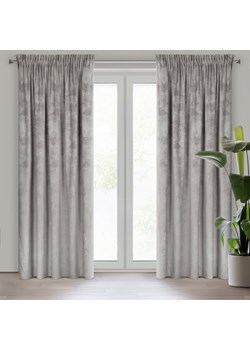 ZASŁONA GOTOWA NADIA NA TAŚMIE 140 X 300 CM SREBRNY ze sklepu lenaodniemowlakadoszkolniaka.pl w kategorii Zasłony - zdjęcie 187468750