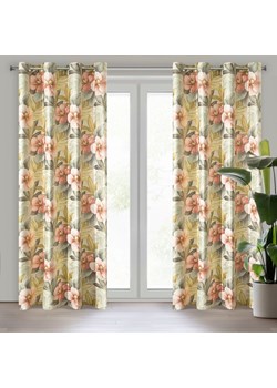 ZASŁONA GOTOWA MARIAH 140 X 250 CM KREMOWY ze sklepu lenaodniemowlakadoszkolniaka.pl w kategorii Zasłony - zdjęcie 187468950