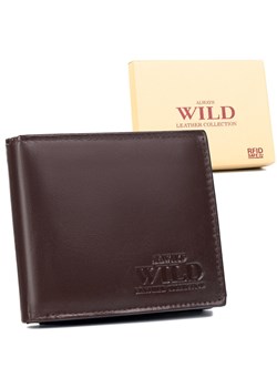 Portfel męski skórzany skóra naturalna Wild ze sklepu lenaodniemowlakadoszkolniaka.pl w kategorii Portfele męskie - zdjęcie 187469313