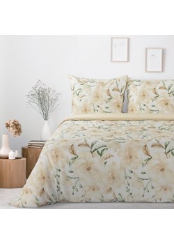 KOMPLET POŚCIELI BAWEŁNIANEJ SONIA 32 140 X 200 CM BEŻOWY ze sklepu lenaodniemowlakadoszkolniaka.pl w kategorii Pościele - zdjęcie 187469453