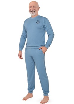 Piżama męska długi rękaw, długie spodnie 417 wz.04 Martel XXL niebieski ze sklepu lenaodniemowlakadoszkolniaka.pl w kategorii Piżamy męskie - zdjęcie 187469573