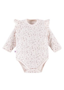 Body z długim rękawem niemowlęce dla dziewczynki Eevi Bloom krem ze sklepu lenaodniemowlakadoszkolniaka.pl w kategorii Body niemowlęce - zdjęcie 187469933