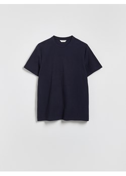 Reserved - Strukturalny t-shirt comfort fit - granatowy ze sklepu Reserved w kategorii T-shirty męskie - zdjęcie 187470462