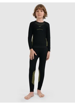 Chłopięca bielizna termoaktywna komplet 4F 4FJRAW25USEAM265 - czarna ze sklepu Sportstylestory.com w kategorii Bielizna termoaktywna - zdjęcie 187470970
