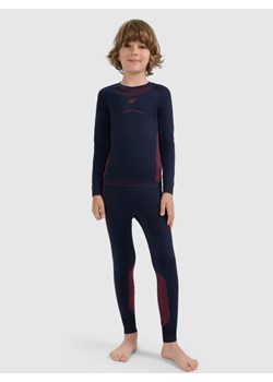 Chłopięca bielizna termoaktywna komplet 4F 4FJRAW25USEAM265 - granatowa ze sklepu Sportstylestory.com w kategorii Bielizna termoaktywna - zdjęcie 187470984