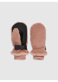 Dziecięce rękawiczki z jednym palcem 4F 4FJWAW25AGLOU155 - rożowe ze sklepu Sportstylestory.com w kategorii Rękawiczki dziecięce - zdjęcie 187471023